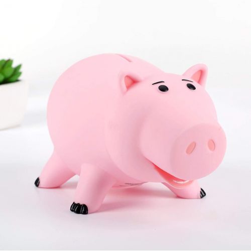  [아마존베스트]Zaring Cute Pink Pig Money Box Plastic Piggy Bank for Kids Birthday Gift Without Box