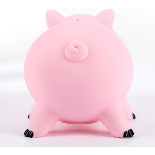  [아마존베스트]Zaring Cute Pink Pig Money Box Plastic Piggy Bank for Kids Birthday Gift Without Box