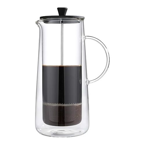  Zassenhaus Aroma Double Wall Glass French Press, 25-Ounce