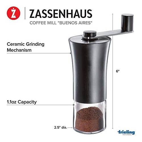  Zassenhaus M041132 Kaffeemuehle, schwarz