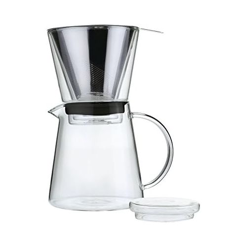  Zassenhaus Kaffeezubereiter Coffee Drip 6 Tassen, Glas, Transparent, 16.5 x 16 x 27.5 cm