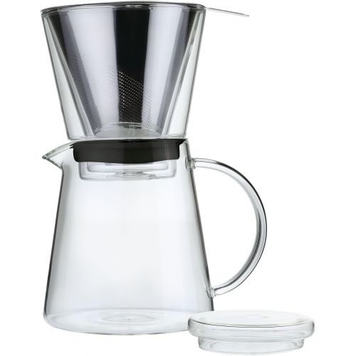  Zassenhaus Kaffeezubereiter Coffee Drip 6 Tassen, Glas, Transparent, 16.5 x 16 x 27.5 cm