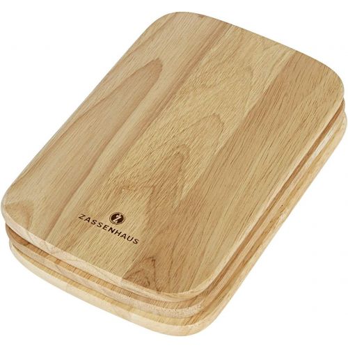  [아마존베스트]Zassenhaus Rubberwood Breakfast Cutting Board (Set of 3)