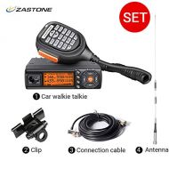 Zastone Mini Mobile Radio 128-Channel 25W UHF/VHF 136-174/400-480MHz Dual Band Mobile Transceiver Car Ham Amateur Radio