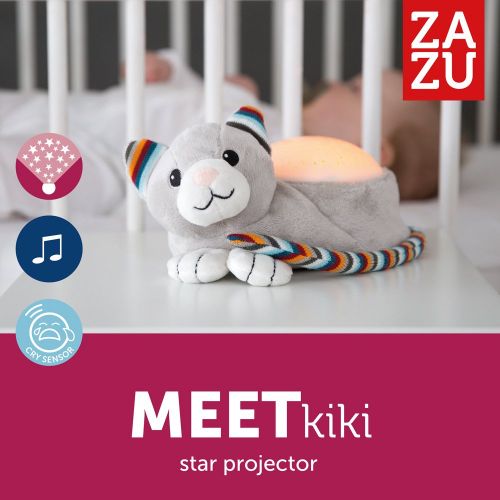  Zazu Kids Baby Nightlight Projector Sound Machine - Multiple Color Modes, Soothing Musical Melodies, Kiki The...