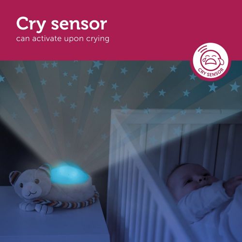  Zazu Kids Baby Nightlight Projector Sound Machine - Multiple Color Modes, Soothing Musical Melodies, Kiki The...