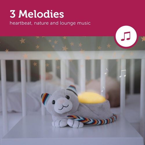  Zazu Kids Baby Nightlight Projector Sound Machine - Multiple Color Modes, Soothing Musical Melodies, Kiki The...