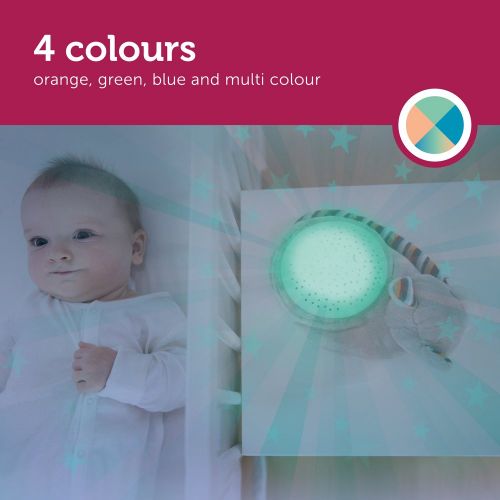  Zazu Kids Baby Nightlight Projector Sound Machine - Multiple Color Modes, Soothing Musical Melodies, Kiki The...