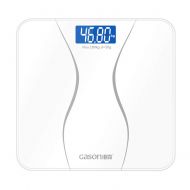 Zconmotarich Floor Body Fat Scale, LCD Digital Weight Bathroom Balance Auto On/Off Electronic White