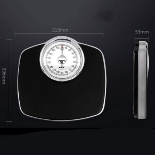  Zcx Mechanical Scales Home Adult Weight Loss Health Scales No Electronic Scales Weight Accurate Weight Scale Mini Large Dial Durable (Color : White)