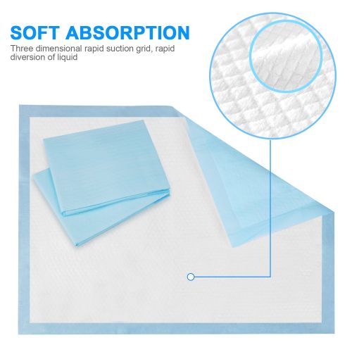  [아마존베스트]Youbaby Disposable Large Changing Pads, High Absorbent Waterproof Portable Mattress, Leak-Proof Breathable Incontinence Pad, Play Sheet Bed Chair Table mat Protector, Adult Child Baby Pets