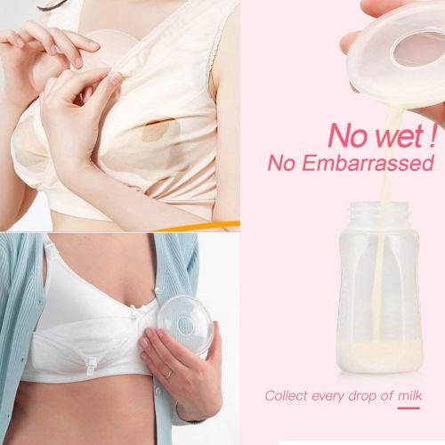  [아마존베스트]Youbaby Breast Shells, Milk Saver, Nursing Cups, Nursing Moms to Ease Nipple Pain, BPA-Free and Reusable,...