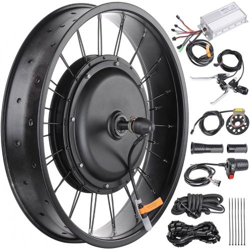  ZeHuoGe Electric Bike Brushless Hub Front Wheel Frame Kit 48V 1000W 470RPM US Delivery