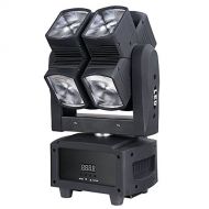 ZeHuoGe 8x10W 4in1 Led Lamp RGBW Moving Head Light 0-100% Dimming 4 Control Modes DMX Channel 10/21 Strobe 2-20/s Infinite rotation US Delivery