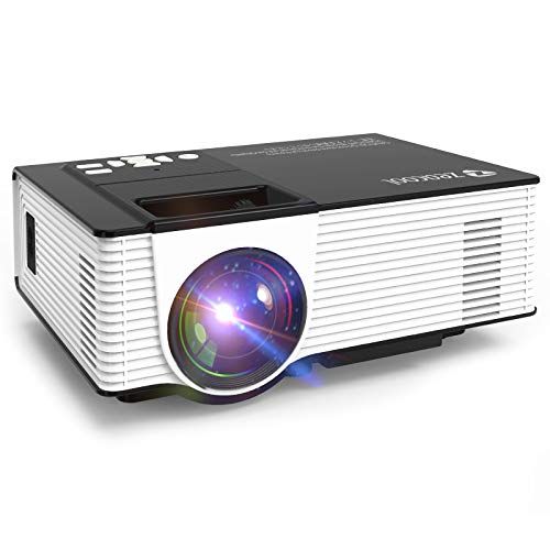  Zeacool Video Projector, Newest Upgrade 2400 Lux LED Portable Home Theater Projector with 1080P Support, Compatible with Fire TV Stick, PS4, Smart Phone, PC & More for Movies, TV a