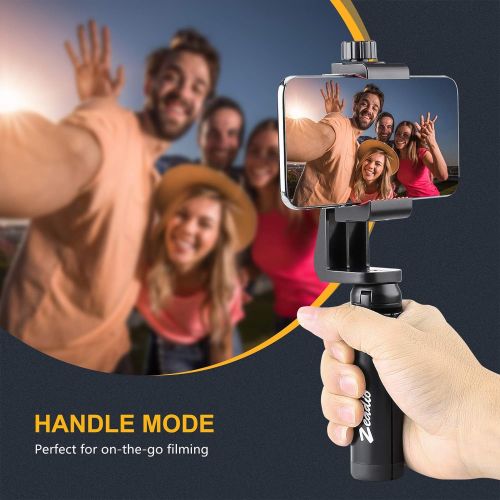  [아마존베스트]Zeadio Metal Mini Tripod, Desktop Tabletop Stand Compact Tripod for Smooth 4, Osmo Mobile, Vimble 2, Gimbal Handle Grip Stabilizer and All Cameras