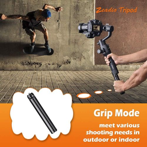  [아마존베스트]Zeadio Metal Mini Tripod, Desktop Tabletop Tripod for Smooth 4, Crane Plus, Crane 2, Osmo Mobile, Ronins, Vimble 2, Gimble Grip Stabiliser and All Cameras