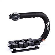 Zeadio Video Action Stabilizing Handle Grip Handheld Stabilizer with Hot-Shoe Mount for Canon...