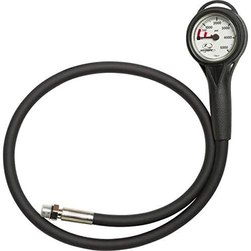  [아마존베스트]Zeagle Slimline Pressure Gauge Imperial, 32 (81.3cm) Hose