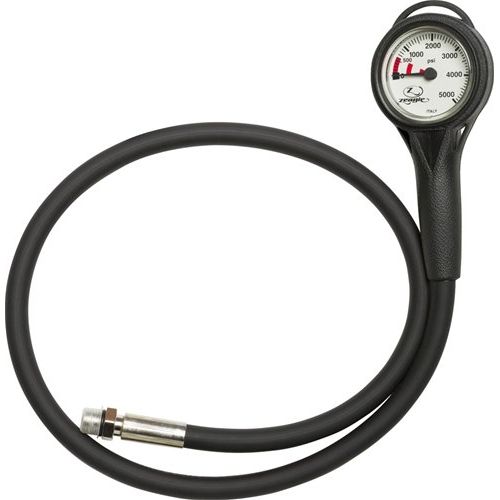  Zeagle Slimline Metric Pressure Gauge with 32 in Hose