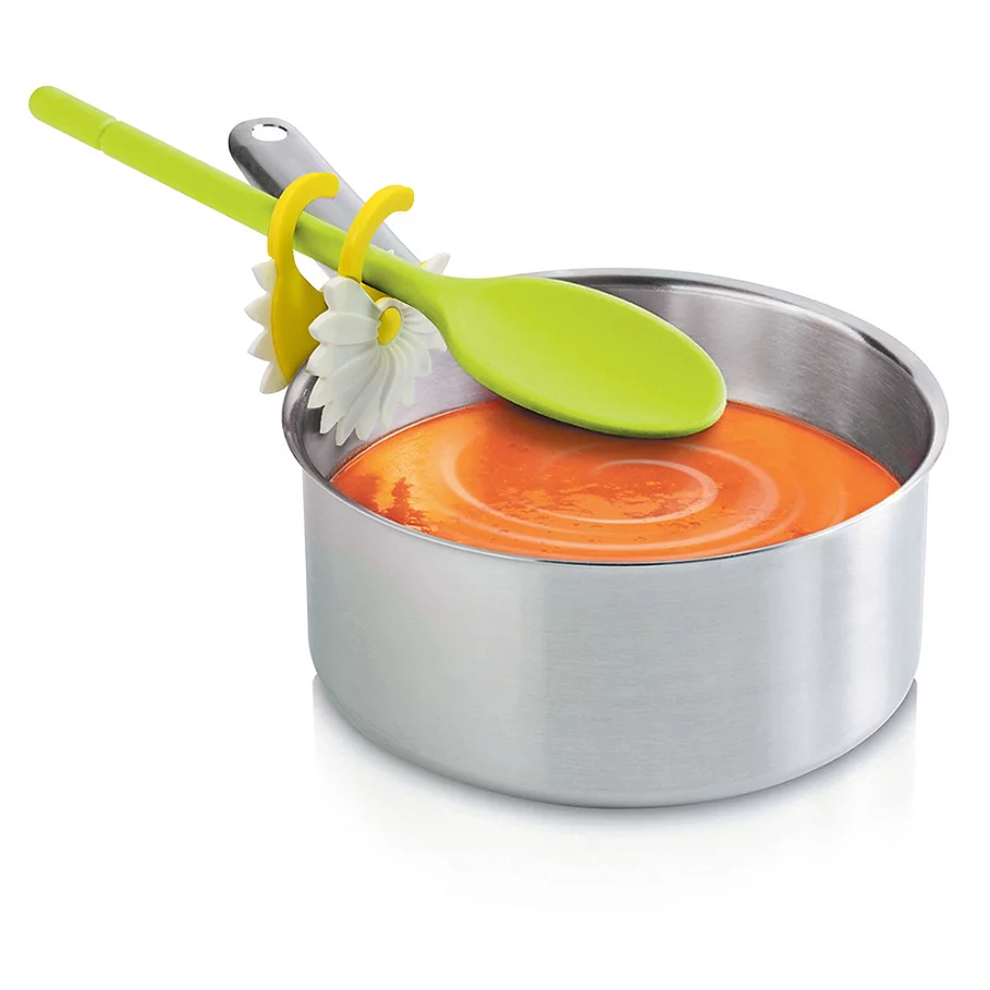  Zeal Reflecting Nature Silicone Spoonrest Pot Clip in Daisy White