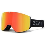 [아마존베스트]Zeal Optics Hatchet - Frameless Ski & Snowboard Goggles for Men & Women, Rail Lock System Goggles