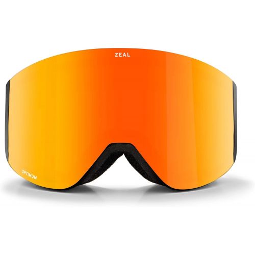  [아마존베스트]Zeal Optics Hatchet - Frameless Ski & Snowboard Goggles for Men & Women, Rail Lock System Goggles
