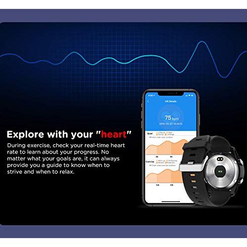  Zeblaze Vibe 3 ECG IP67 Waterproof Sport Fitness Tracker 1.22 Color Touch Screen Activity Tracking Multi-sensors Mobile Alerts Pedometer Sleep Monitor Bluetooth Smartwatch