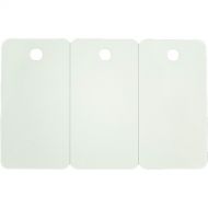 Zebra White PVC 30 mil Cards with 3-Up Breakaway Key Tags for Select Card Printers (500 Cards)