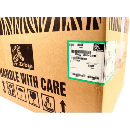  Zebra Technologies Zebra ZM400 Thermal Barcode Printer ParallelSerialUSBENet ZM400-2001-0100T