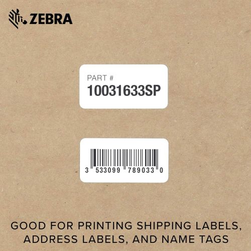  Zebra - TLP2824 Plus Thermal Transfer Desktop Printer for Labels, Receipts, Barcodes, Tags, and Wrist Bands - Print Width of 2 in - Serial and USB Port Connectivity