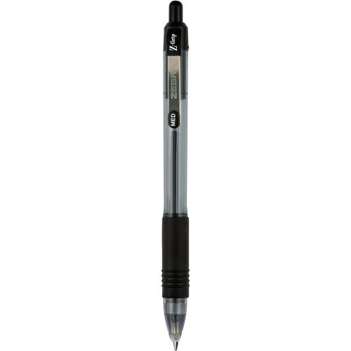  [무료배송]Zebra Pen Z-Grip Retractable Ballpoint Pen, Medium Point, 1.0mm, Black Ink, - 18 Pieces, Model Number: 22218