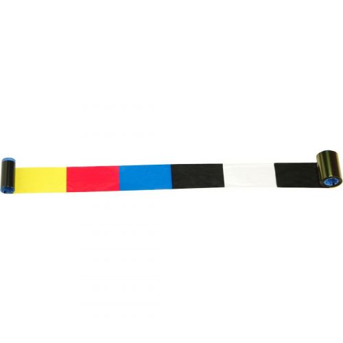  Zebra Technologies 800077-742 True Colors IX Series Color Ribbon for ZXP Series, 7 Compatible, Ymcko, 750 Labels per Roll