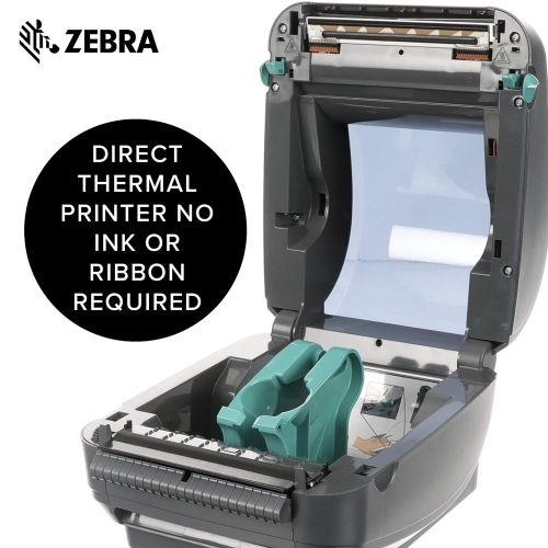  Zebra Technologies Zebra - GX420d Direct Thermal Desktop Printer for Labels, Receipts, Barcodes, Tags, and Wrist Bands - Print Width of 4 in - USB, Serial, and Ethernet Port Connectivity (Includes Pe