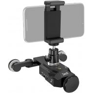 [아마존 핫딜] Zecti Camera Slider Dolly Rolling Slider Dolly Car Skater Video Track Remote Control 10 Speed Weight Up to 6kg Adjustable Chargeable Mini Slider for Canon Nikon Sony DSLR Camera IO