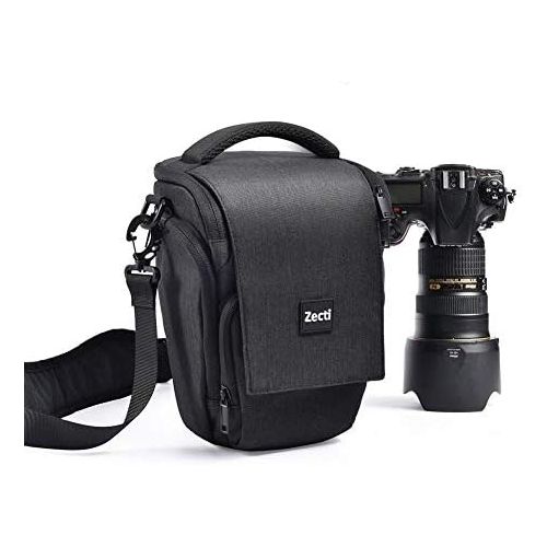  [아마존베스트]Camera Bag - Zecti Sling Bag Style Camera Case Backpack with Modular Inserts & Waterproof Rain Cover - for DSLR & Mirrorless Cameras (Nikon, Canon, Sony)