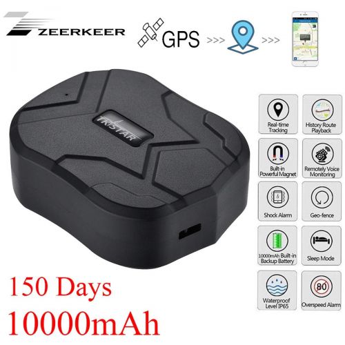  [아마존 핫딜]  [아마존핫딜]Zeerkeer GPS Tracker , 10000MAH GPS Ortung, Wasserdicht Echtzeit tracking GPS Locator, Professional Anti-verloren ,GPS Alarm Car Tracker fuer Auto lkw Moto Gefrier Boot mit Freier APP