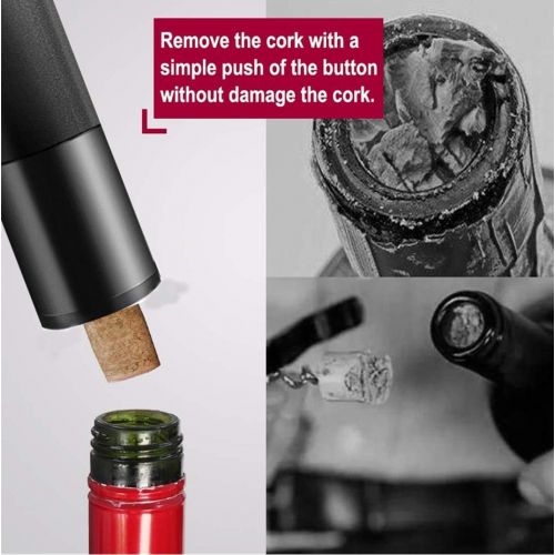  [아마존베스트]Zeerkeer Electric Corkscrew Electric Bottle Opener Electric Wine Bottle Opener for Stagno, Wine Stopper, Champagne Cap, Wine Ring