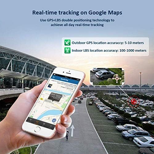  [아마존베스트]Zeerkeer TK905 GPS Tracker, 5000 mAh GPS Tracking for Vehicles, Waterproof, Real-time Car GPS Tracker, Strong Magnetic Tracking Device for Motorcycle, Truck, Theft Warning System