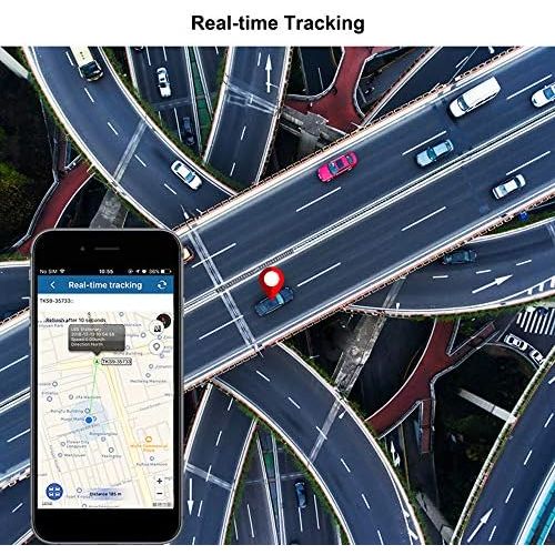  [아마존베스트]Zeerkeer GPS Tracker Real Time Tracking Durable Battery Standby 120 Days Car GPS Tracker Vehicle Tracker TK915 Waterproof Strong Magnet Motorcycle GPS Locator Free Web App