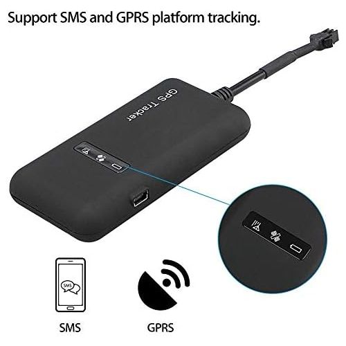  [아마존베스트]Zeerkeer GPS Tracker Vehicle Real Time GPS/GPRS/GSM Location for Vehicle Positioning and Tracking, Anti-Theft GPS Monitoring System Locator for Cars Motorcycle Tracker with Free App for Sma