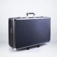 Zeikos ZE-HC52 Large Rolling Hard Case with Extra Padding Foam for Cameras - Travel, and Storage Case Camera, Gear, Equipment, and Lenses - Canon, Nikon, Sony Alpha, and Many More