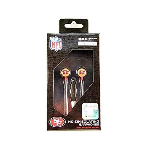  Zeikos NFL San Francisco 49ers iHip Ear Buds with Microphone