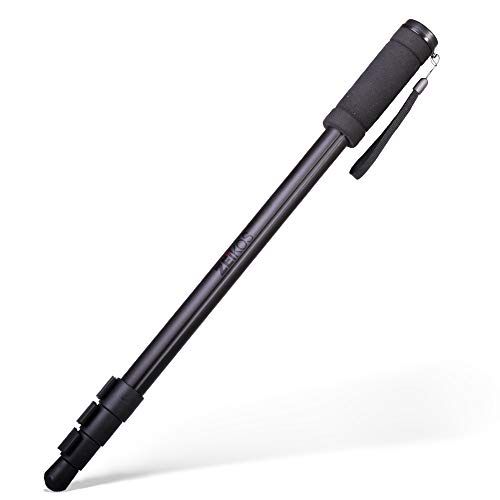  Zeikos ZE-MP67 67 Inch Camera Monopod Bundle for Canon, Nikon, Sony, Samsung, Olympus, Panasonic, Pentax, and All Digital Cameras, Includes Miracle Fiber Microfiber Cleaning Cloth