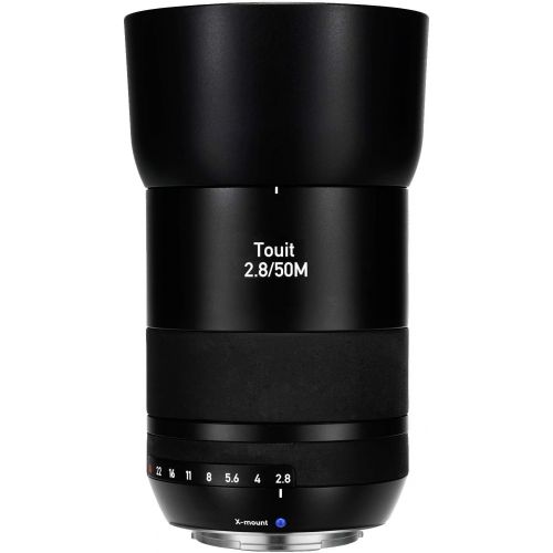  Zeiss Touit 2.8/50M Macro Camera Lens for Fujifilm X-Mount Mirrorless Cameras, Black