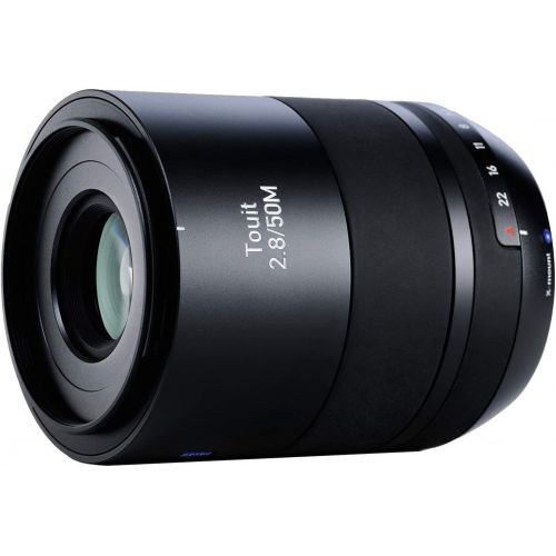  Zeiss Touit 2.8/50M Macro Camera Lens for Fujifilm X-Mount Mirrorless Cameras, Black