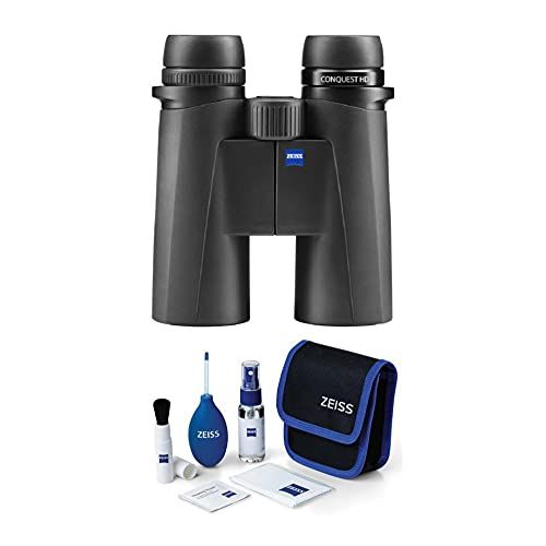  Zeiss 8x42 Conquest HD Binoculars (Black) and Lens Cleaning Kit Bundle (2 Items)