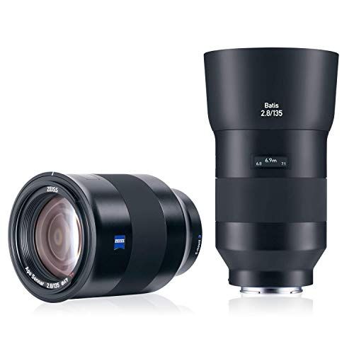  Zeiss 135mm F/2.8 Batis Series Lens for Sony Full Frame E-Mount Nex Cameras, Black