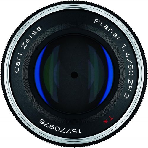  Zeiss Classic Planar ZF.2 T 1.4/50 Standard Camera Lens for Nikon F-Mount SLR/DSLR Cameras, Black (1767825)