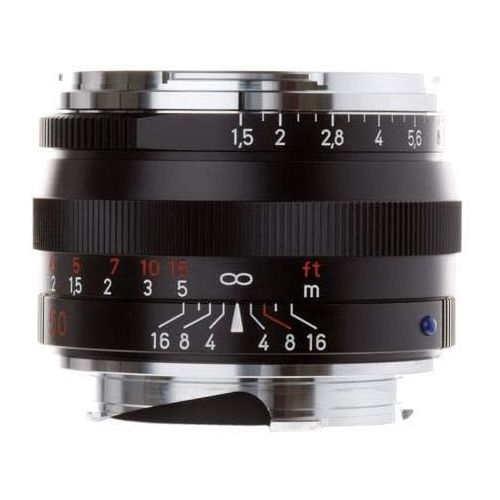  ZEISS Ikon C Sonnar T* ZM 1.5/50 Standard Camera Lens for Leica M-Mount Rangefinder Cameras